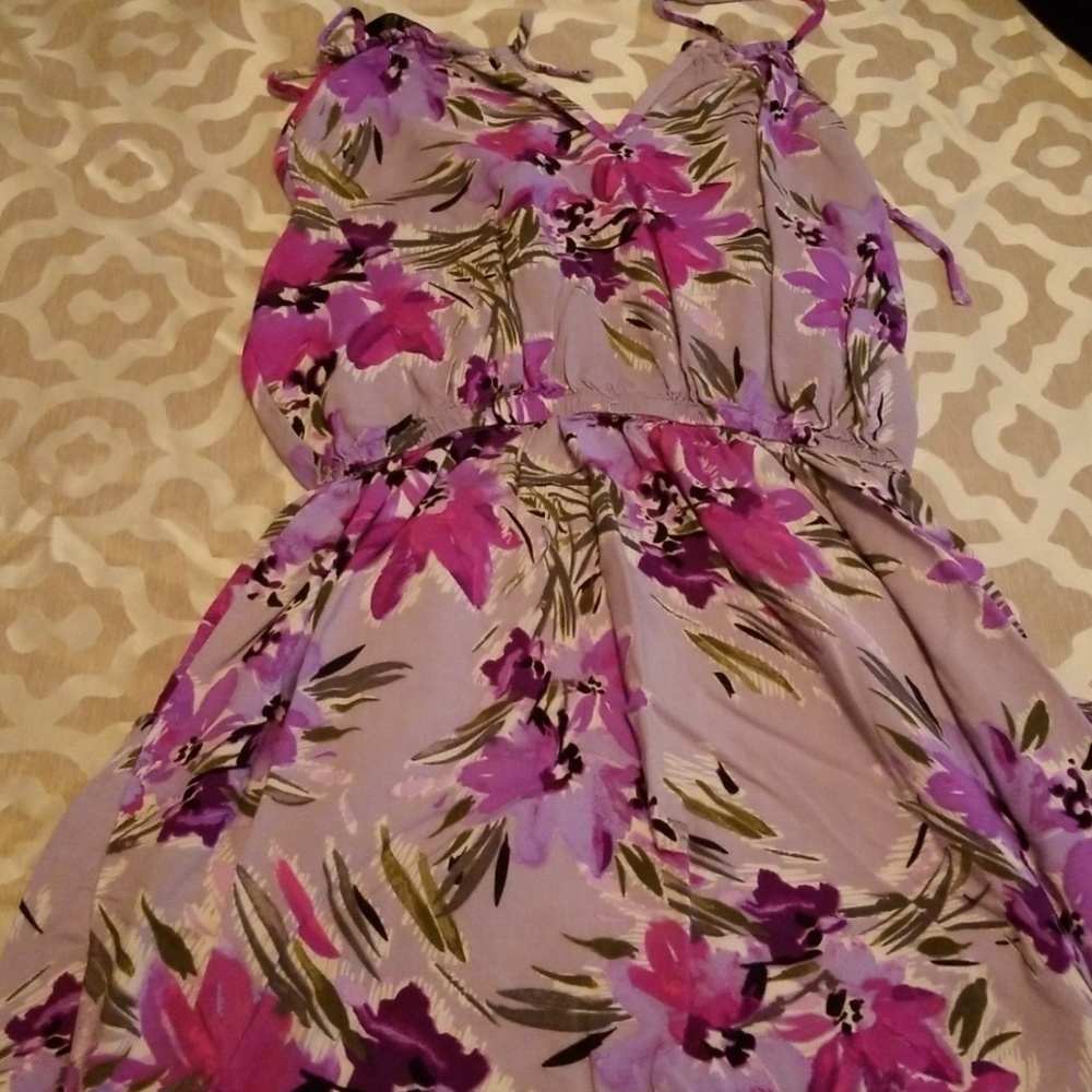Floral print dress